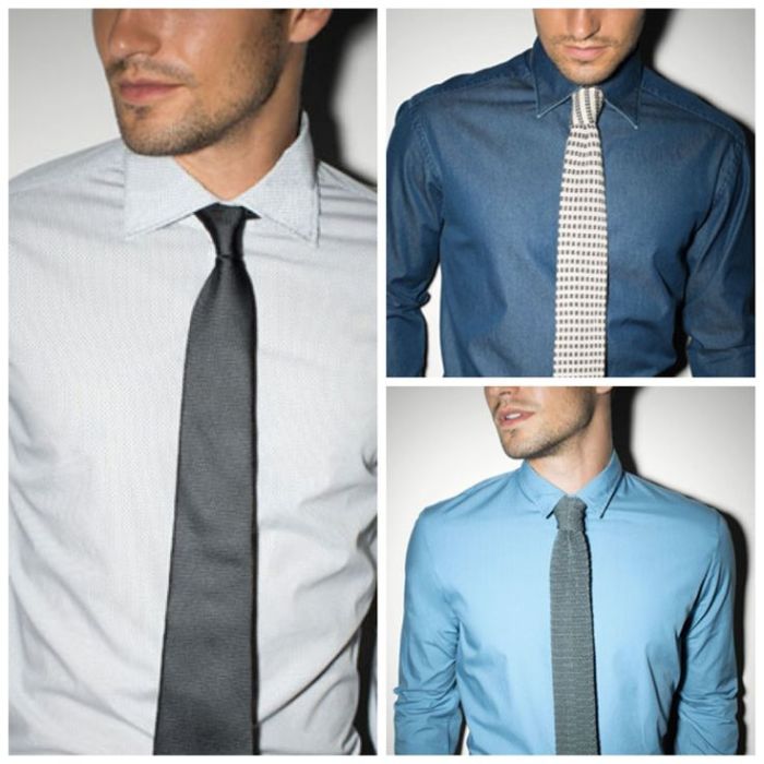 Men's dress shirt and tie combo