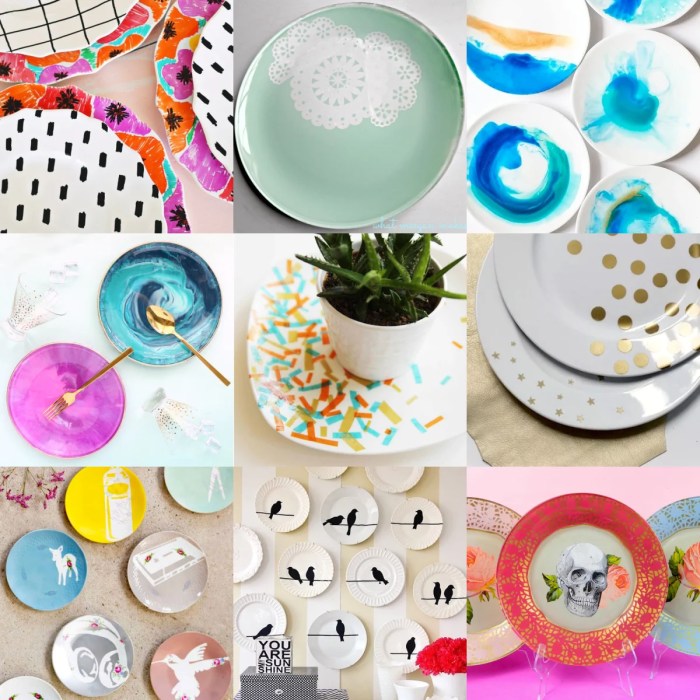 How to make plate decoration