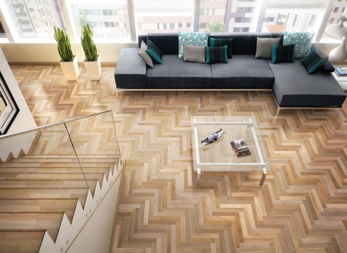 How to decorate a room with parquet floors