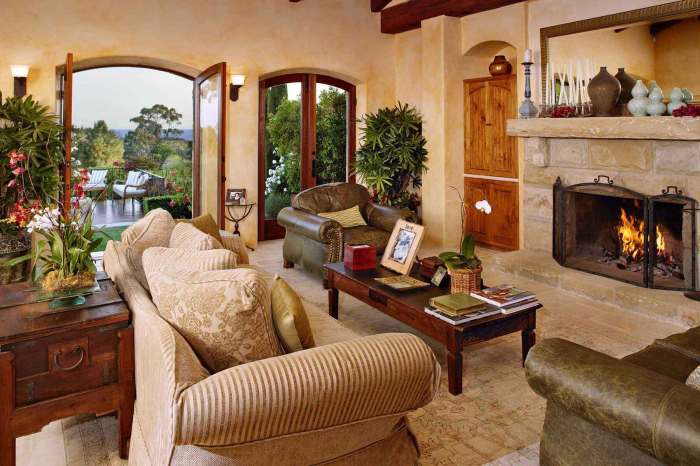 How to decorate tuscan style living room