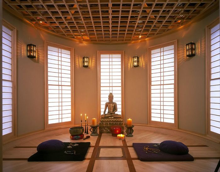 How to decorate meditation room