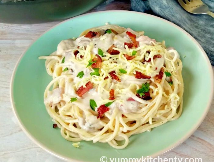 How to cook carbonara pasta filipino style