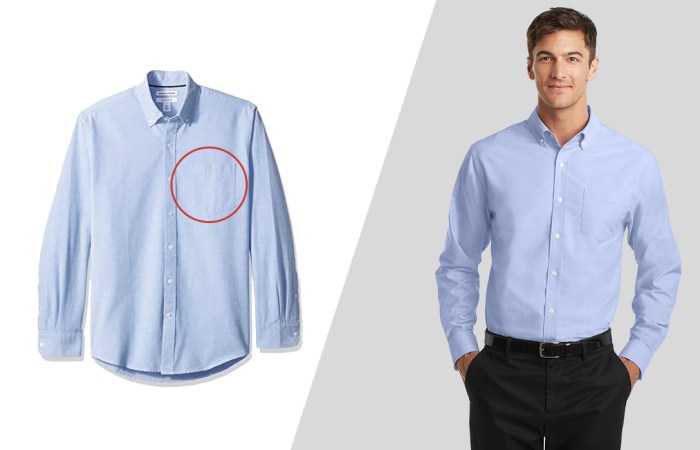 Do men's dress shirts have pockets