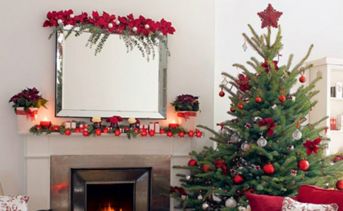 How to make a christmas decoration mirror