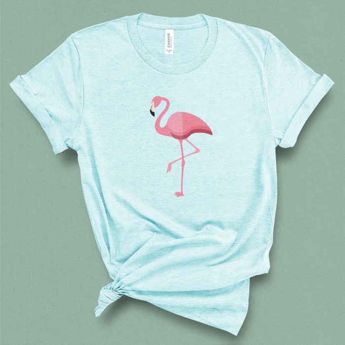 Flamingo dress shirt mens