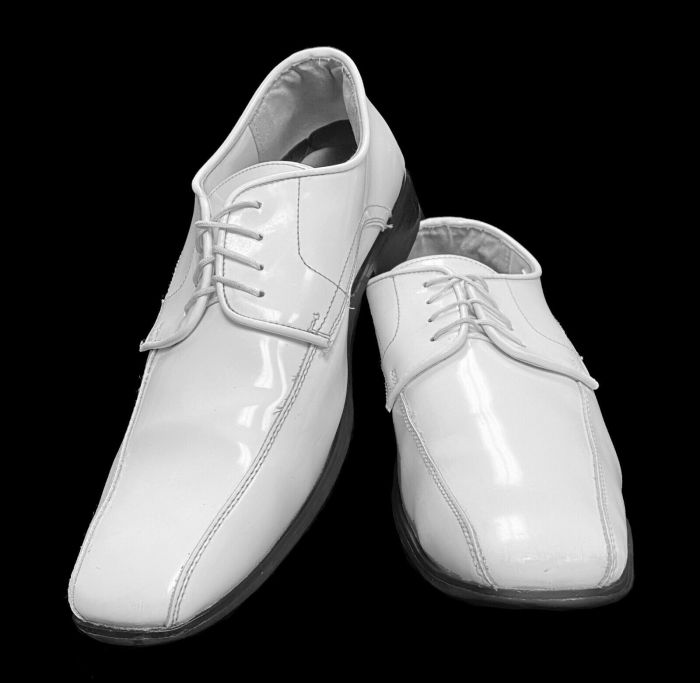 White mens dress shoe