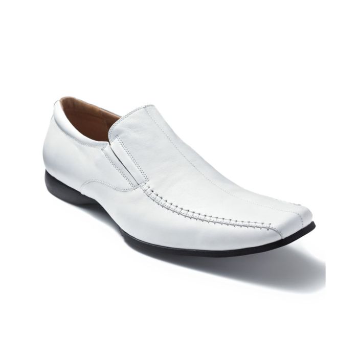 White mens dress shoe