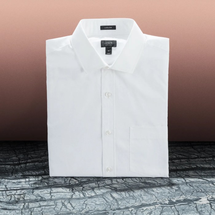 White men dress shirt