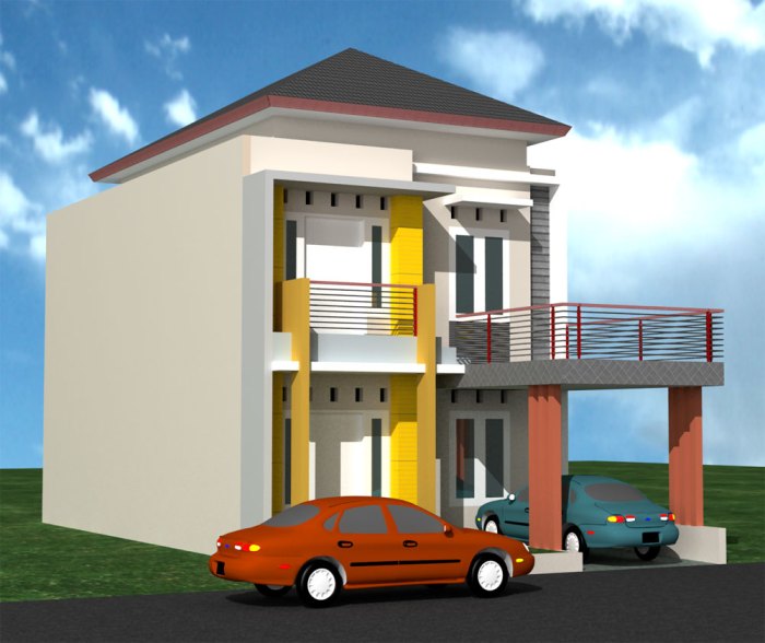 Desain teras rumah minimalis type 21